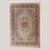 Textile Large Vintage Persian Floral Area Rug in Ivory and Navy, 1950s For Sale - Image 7 of 7