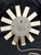 Howard Miller White Asterisk Clock Mid Century For Sale - Image 9 of 12