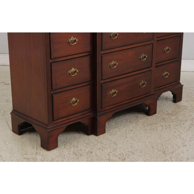 Lexington Mahogany 18 Drawer Chest For Sale - Image 10 of 16