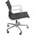 Charles Eames EA-117 office chair upholstered in black mesh, and with chrome armrests and frame. The chair is from 2002...