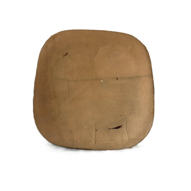 1970s Ceramic Hand Built Large Square Beige Dish / Mid Century Studio Art Pottery Bowl For Sale - Image 11 of 11