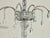 French 1920s French Four-Light Chandelier with Faceted Crystals and Beaded Strands For Sale - Image 3 of 12