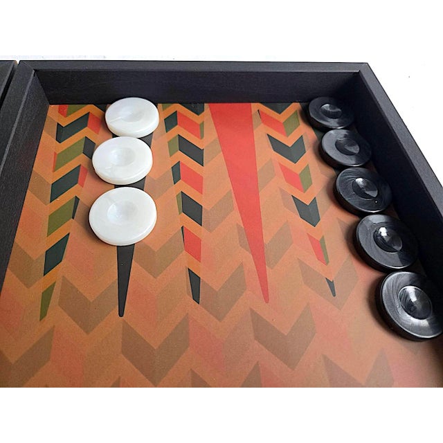 Hipster Backgammon Set by Manopoulos, 36 Pieces For Sale - Image 16 of 17