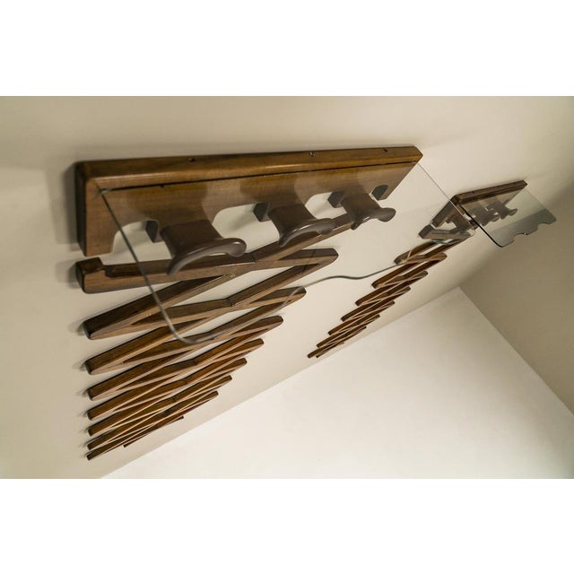 Wood Coat Hangers by Osvaldo Borsani for Arredamenti Borsani Varedo, Italy, 1942, Set of 2 For Sale - Image 7 of 16
