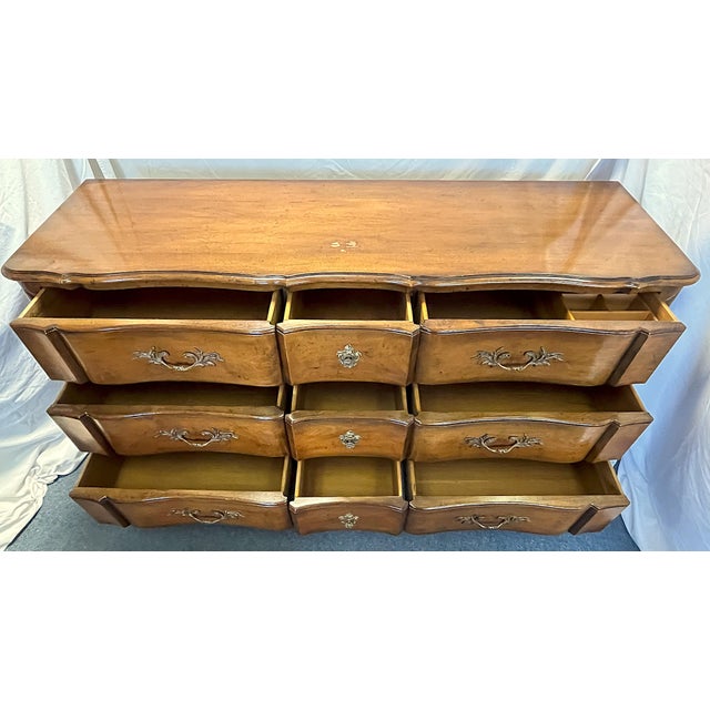 Vintage Bodart French Provincial 9-Drawer Chest of Drawers For Sale - Image 10 of 12