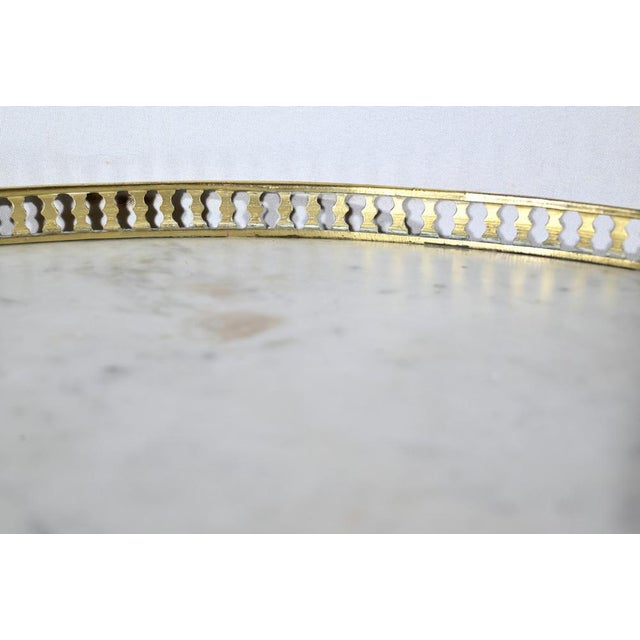 Wood Small Table Drum in Walnut and Mahogany For Sale - Image 7 of 18