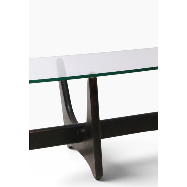 Wood Mid Century String Ray Coffee Table After Pearsall For Sale - Image 7 of 10