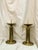 Metal Brutalist Brass Candleholders, 1950s, Set of 2 For Sale - Image 7 of 7