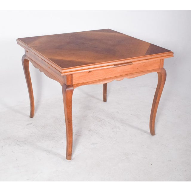 European Extendable Square Dining Table For Sale - Image 10 of 14