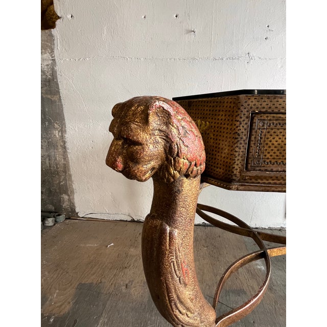 Maitland - Smith Maitland Smith Vintage Egyptian Style Writing Desk For Sale - Image 4 of 12