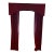 Custom Upholstered Cornice & Drapery Panel Set in Deep Wine Red For Sale