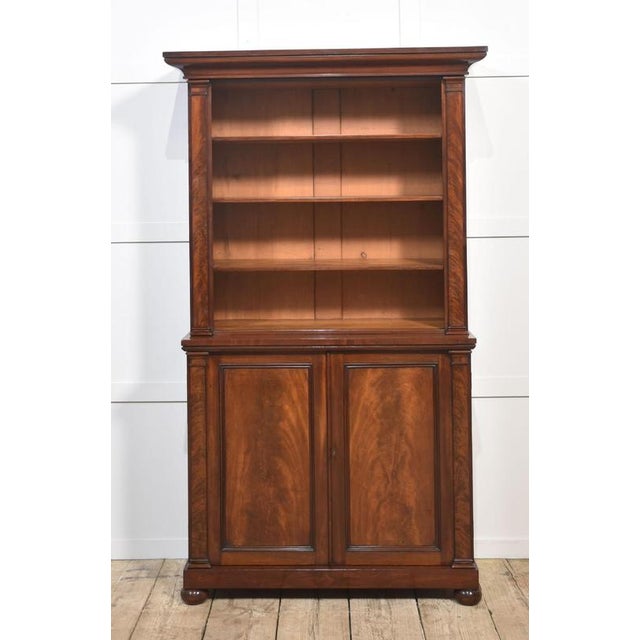 Mahogany Open Bookcase, 19th Century For Sale - Image 9 of 16