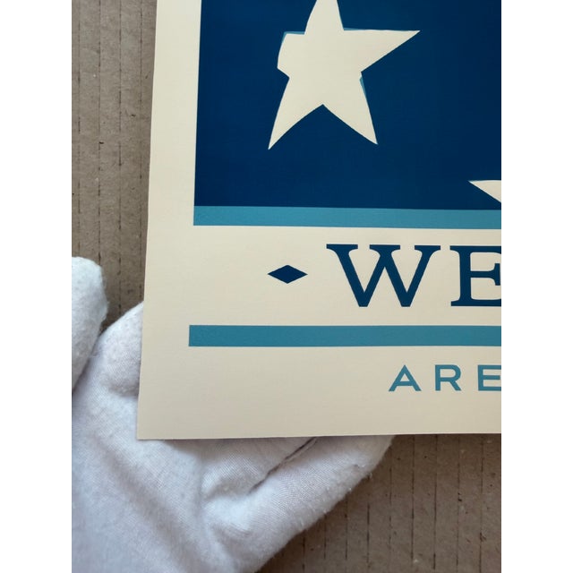 We the People Defend Dignity, Protect Each Other, Are Greater Than Fear Posters from Shepard Fairey, 2017, Set of 3 For Sale - Image 3 of 13