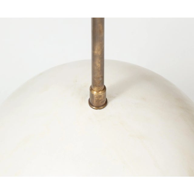 Sculpture Materials Pair of Handmade Plaster Table Lamps With Globe Bases by Facto Atelier Paris For Sale - Image 7 of 8