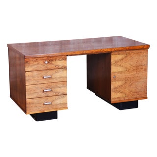 Art Deco Writing Desk by J. Halabala for Up Zavody, 1930s For Sale