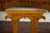 Brown English 1850s Oak Chair with Pierced Back, Carved Inscription and Wooden Seat For Sale - Image 8 of 12
