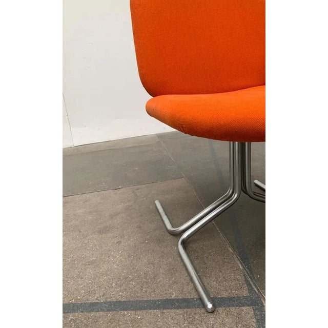 Set of Vintage German Space Age Seat 150 Chairs by Herbert Hirche for Mauser For Sale - Image 12 of 18