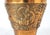 Hollywood Regency Vintage Solid Brass Vase For Sale - Image 3 of 11