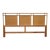 Vintage Mid Century Bamboo Cane Rattan Blonde King Headboard ~ Style McGuire For Sale