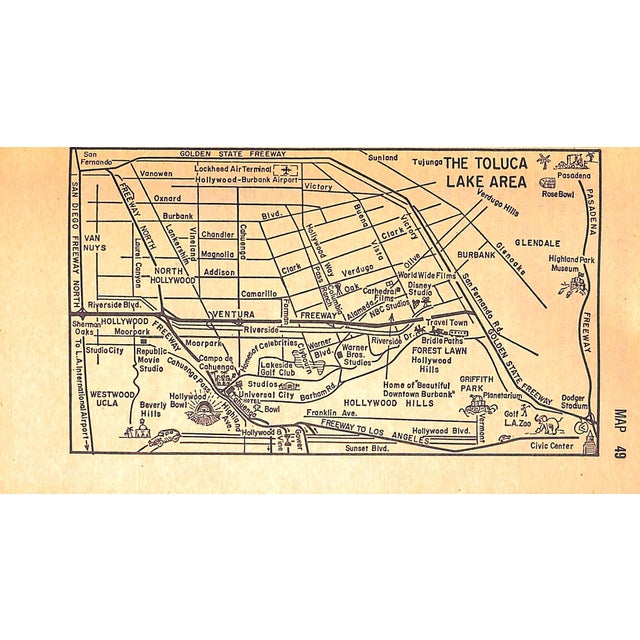 1970s "Twa Getaway Guide Los Angeles" Book 1971 Haggart, Stanley and Porter, Darwin For Sale - Image 5 of 6