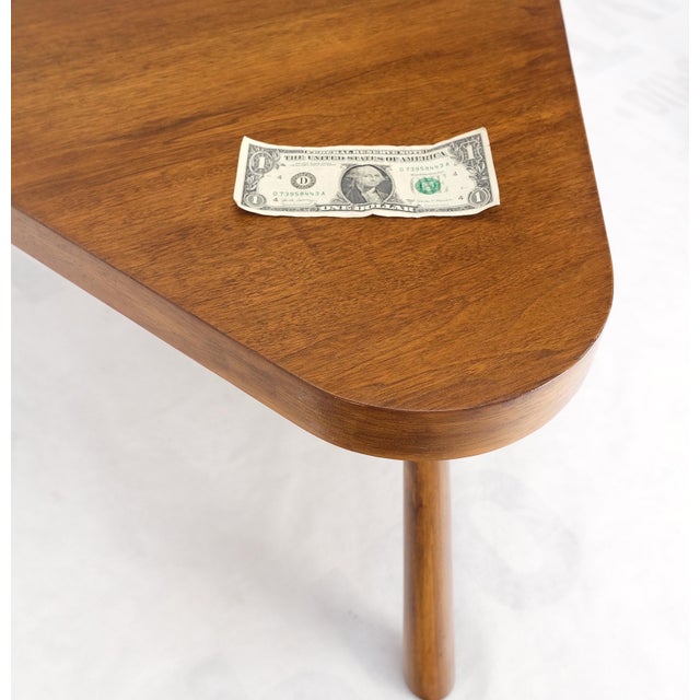 Gibbings for Widdicomb Triangular Tapered Dowel Leg Coffee Side Table For Sale - Image 6 of 12