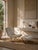 Set of Lounge Chair & Ottoman in Cream, 1980s For Sale - Image 14 of 14