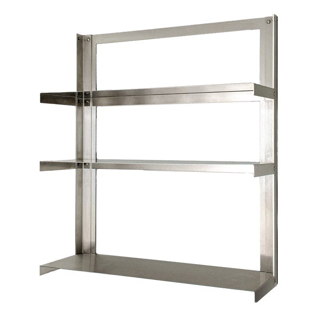 Small Wall Shelf in Steel by Possi and Mono For Sale