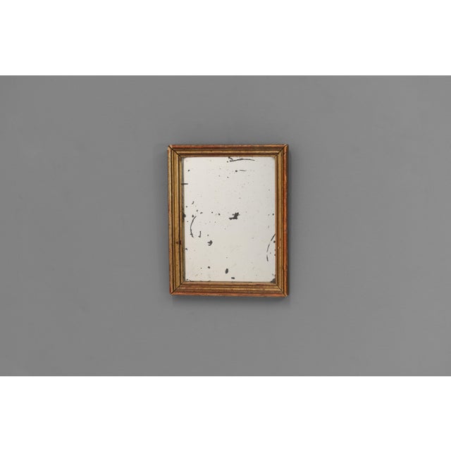 Small Gilded Mirror, 1900 For Sale - Image 6 of 6