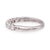 Tiffany and Co. Tiffany & Co. Platinum Forever 7-Stone Half Circle Diamond Band Ring 0.57cts, Size 5.5 For Sale - Image 4 of 8
