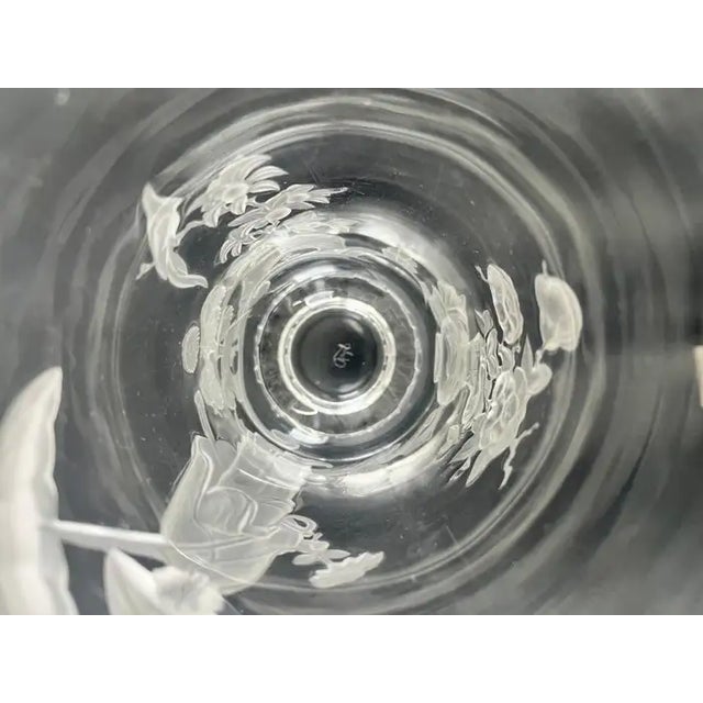 1930 Verlys French Art Glass “Mandarin” Vase Frosted & Clear Relief Design For Sale - Image 9 of 18