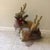 Reindeer Vintage 1990s Large Deer With Gold Bead Embellishment - a Pair For Sale - Image 4 of 12