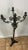 Art Deco 1970s Castilian Brass Floor Candelabra For Sale - Image 3 of 8