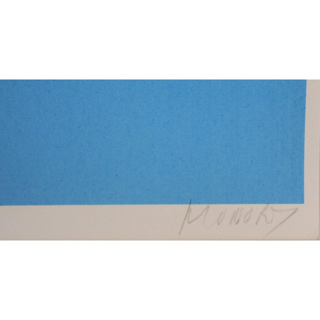 Jacques monory (1924-2018) tribute to edward hopper, 1976 original screenprint (workshop arcay) signed in pencil on bfk...