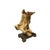 This exquisite root-carved sculpture highlights the natural warmth, flowing grain patterns, and distinctive burls of aged...