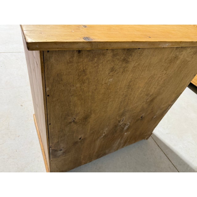 Antique Pine Three Drawers - Chest of Drawers From England For Sale - Image 17 of 18