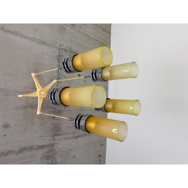 Space Age 5-Light Pendant Lamp, 1970s For Sale - Image 3 of 12
