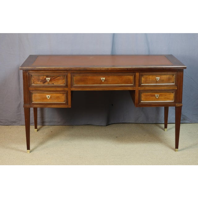 Louis XVI Style Desk, 1890s For Sale - Image 6 of 10
