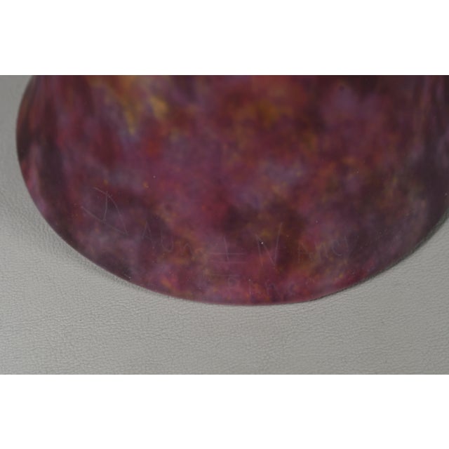 French Art Deco Table Lamp by Daum & Robj 1920s France For Sale - Image 9 of 11
