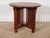 Kimball Antique Style Mission Prairie Arts & Crafts Oak Round Occasional Table For Sale - Image 12 of 18
