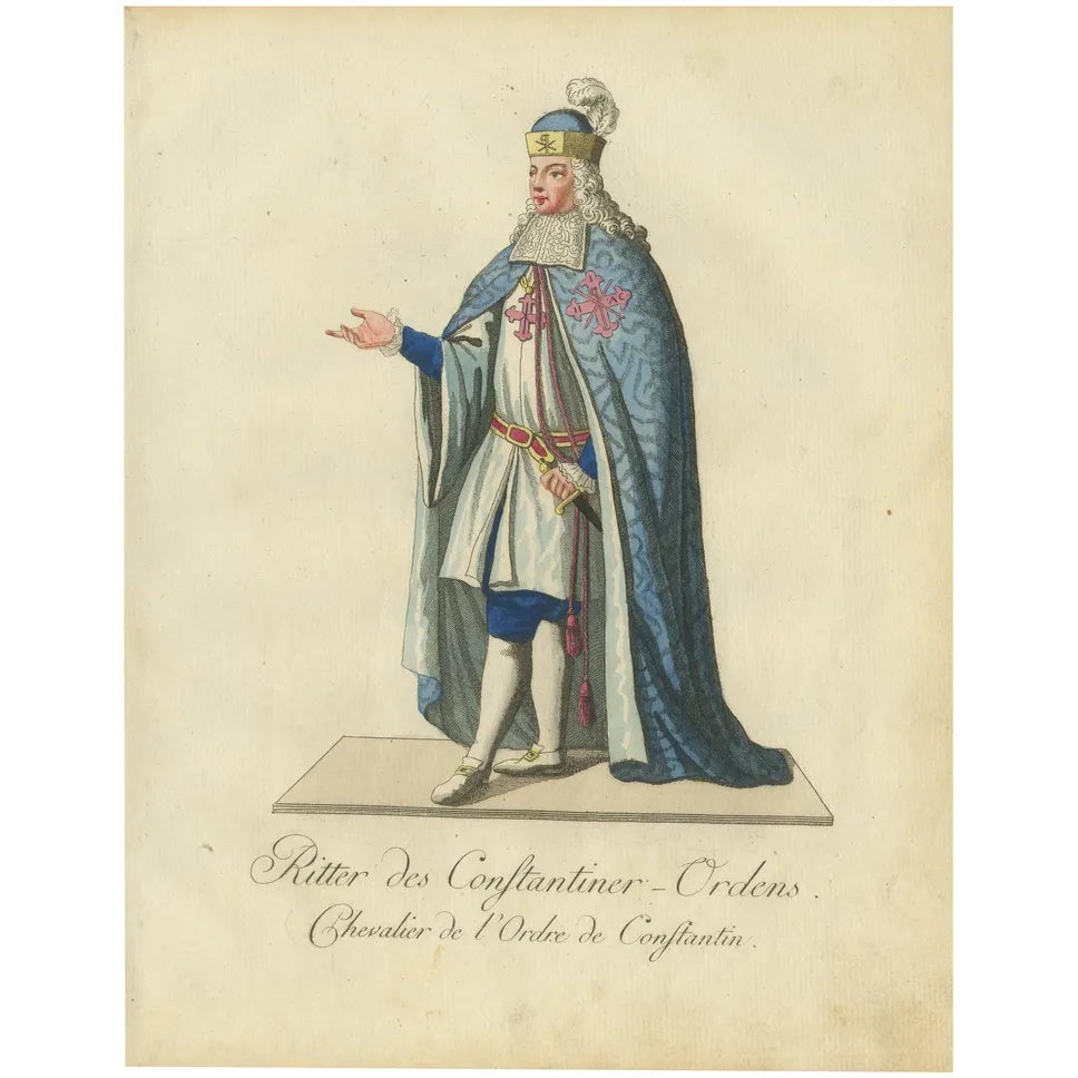 Schwan, Knight of the Constantinian Order, 1791, Print | Chairish