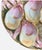 Set of 4 — Antique Carl Tielsch Ct Germany Oyster Plates — Hand-Painted, 5-Well Sculptural Mold, Martha's Vineyard Estate, c.1850 For Sale - Image 6 of 12