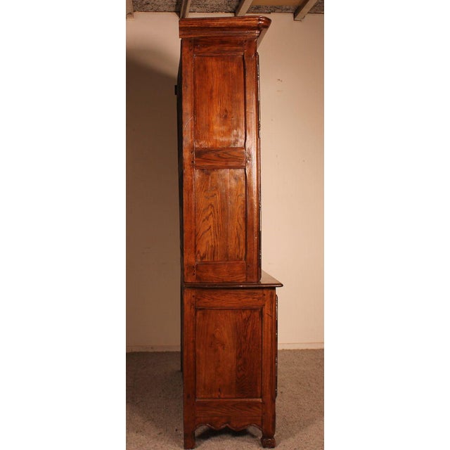 18th Century Louis XV French Oak Buffet For Sale - Image 3 of 10