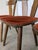 Vintage Tyrolean Dining Chairs with Red Fabric Seats, 1970s, Set of 4 For Sale - Image 14 of 18