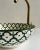 Handcrafted Ceramic Green Vessel Sink Basin, Brass Drain For Sale - Image 9 of 9