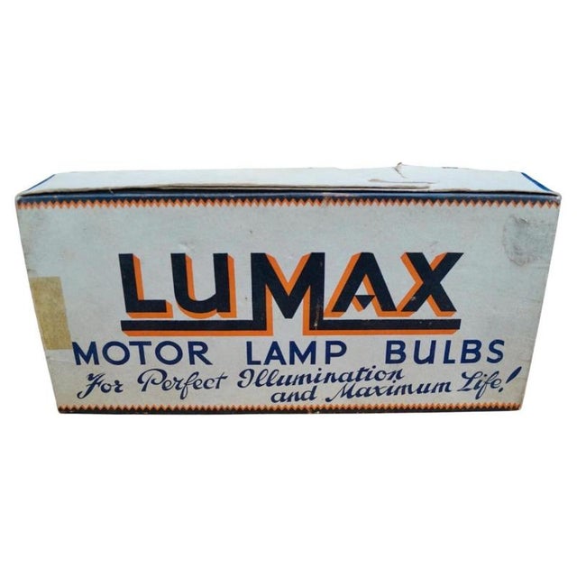 1950s Vintage Automobilia Motor Lamp Bulbs in Box from Lumax, 1954 For Sale - Image 5 of 5