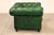 Chesterfield Style Pair of Green Leather Club Chairs For Sale - Image 13 of 16