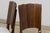 1920s French Art Deco Walnut Dining Chairs W/ Striped Linen - Set of 6 For Sale - Image 16 of 18