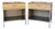 Pair of Mid‑Century Modern Nightstands Natural Yukas Hardwood For Sale