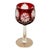 Vintage Hungarian Crystal Wine Glass For Sale