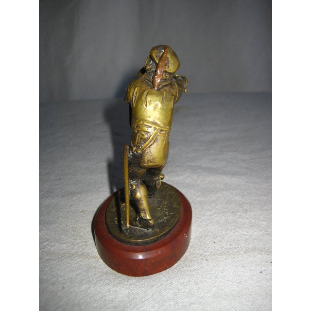Pair of French Bronze Statue of Musketeer Signed Emile Guillemin 19 Century For Sale - Image 6 of 12